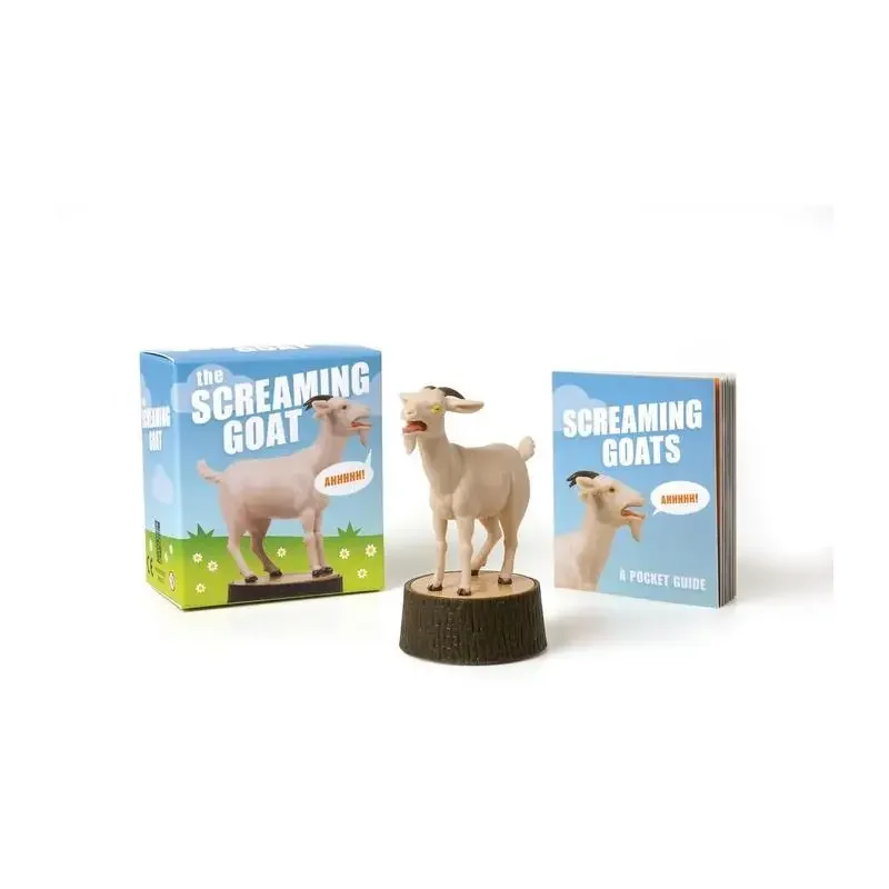 Miniature Figurines Miniature Ornament Ornament Crafts Screaming Goat Figurine Statue