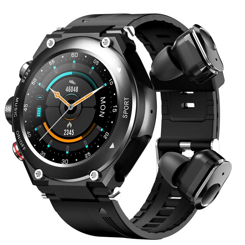 T92 Smart Watch 2in1 TWS Wireless Earbuds Heart Rate Blood Pressure Sports Wa... - Picture 3 of 3