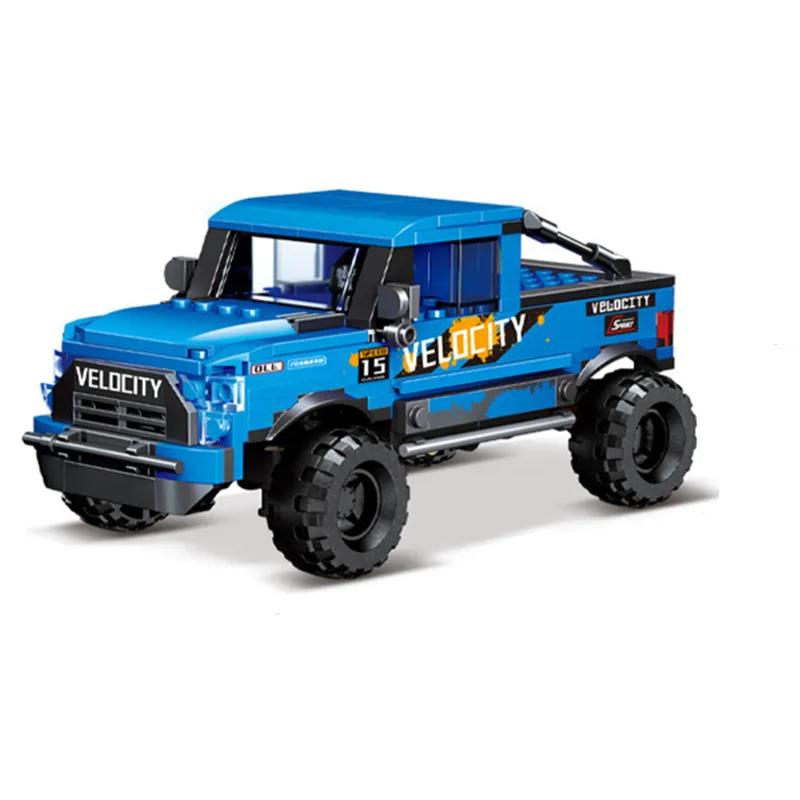 New Moc Speed Champions Series B-I-Rd Of P-R-E-Y Famous Supercar Race Car Sports Building Blocks Kit Di Mattoni Modello Classico