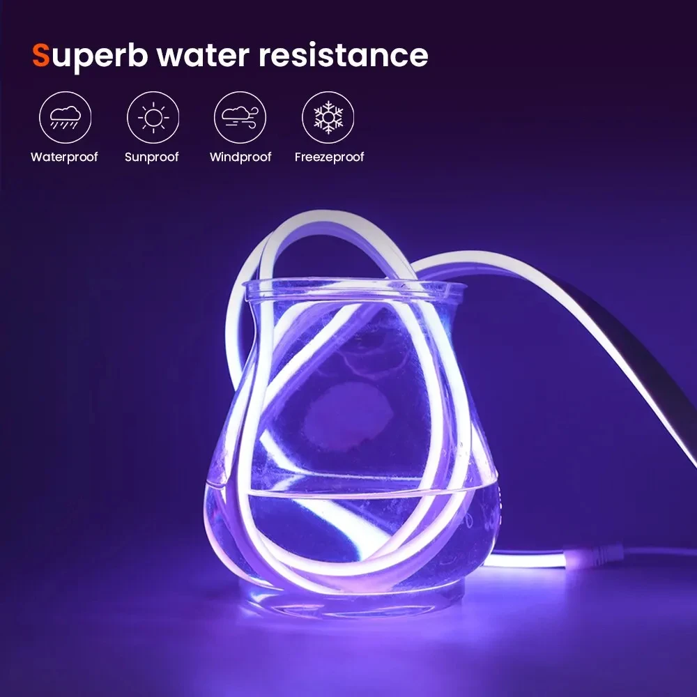 Led Strip Light 5V USB Powered Music Sync 24-Key Remote Flexible Waterproof For Indoor Outdoor Decoration