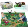 Simulated Dinosaur Toy Set Animal Solid Model Dinosaur Children's World Educational Toys Dinosaur World Game Puzzle Toy Gifts 1