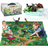 Simulated Dinosaur Toy Set Animal Solid Model Dinosaur Children's World Educational Toys Dinosaur World Game Puzzle Toy Gifts 1