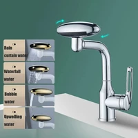 Torneira multifuncional Para cascata, 4 Modo de saída de Gua, Torneira de pulverização, rotão 360 °, água quente E Fria, Mist 1