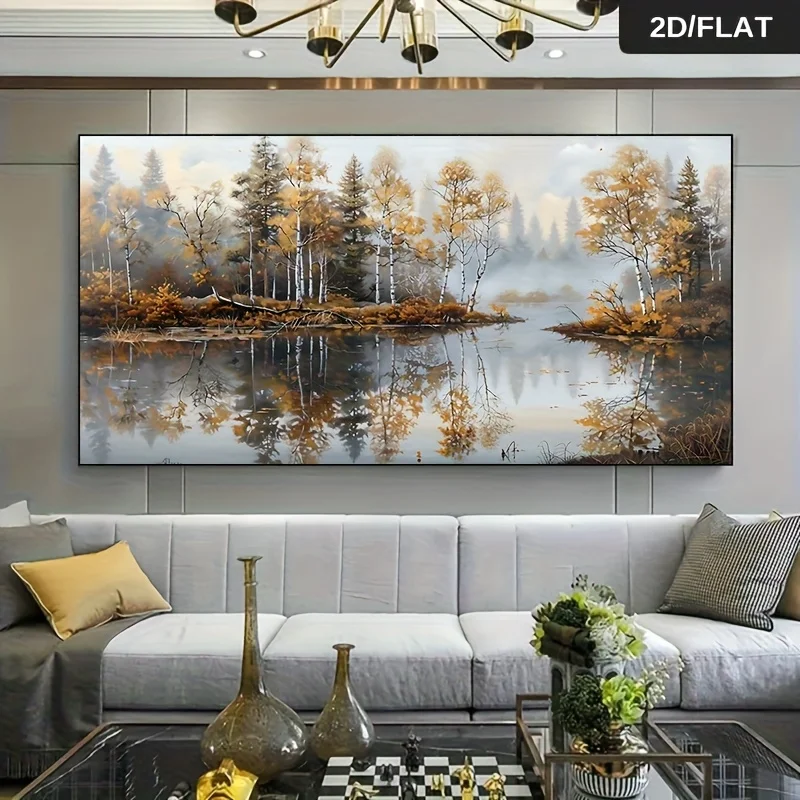 Modern Abstract Forest Landscape 1
