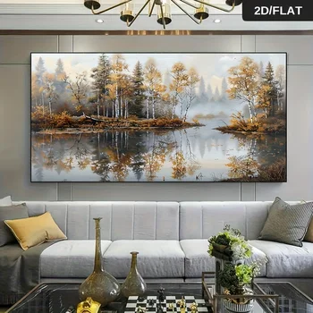 Modern Abstract Forest Landscape 1