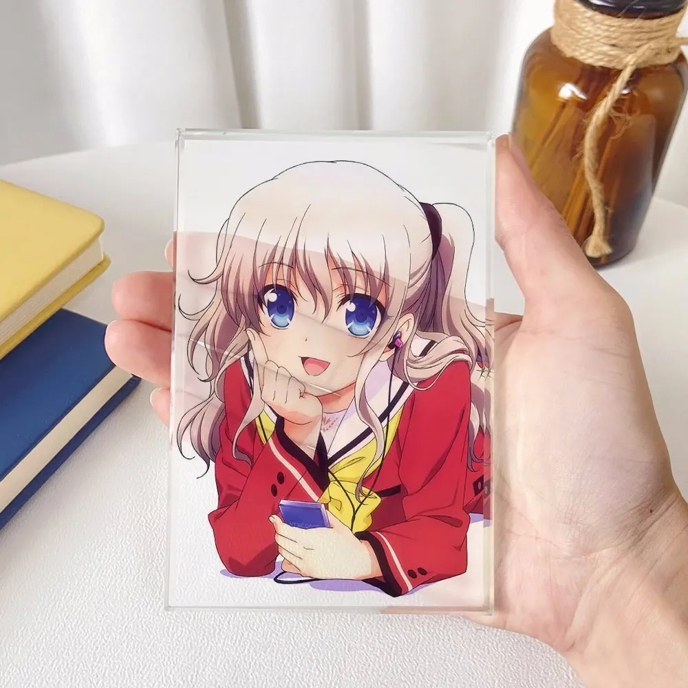 

Anime Charlotte 12cm Acrylic Figure Desk Figure 5260 Cosplay Model Plate Toy