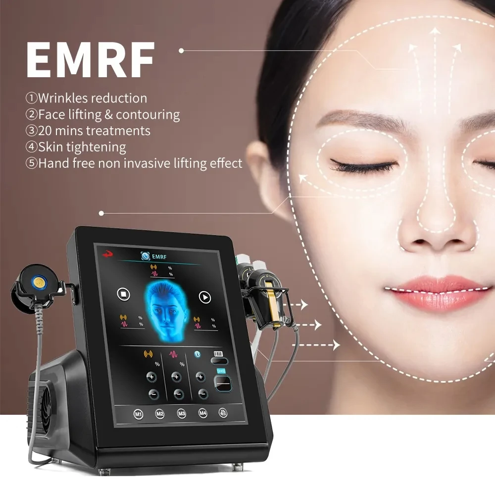 EMRF, лифтинг лица, разглаживание морщин, устройство для подтяжки мышц лица