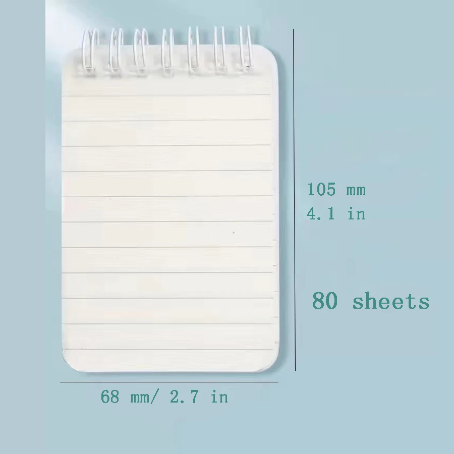 Compact Pocket Notebook - Portable Mini Memo Notepad