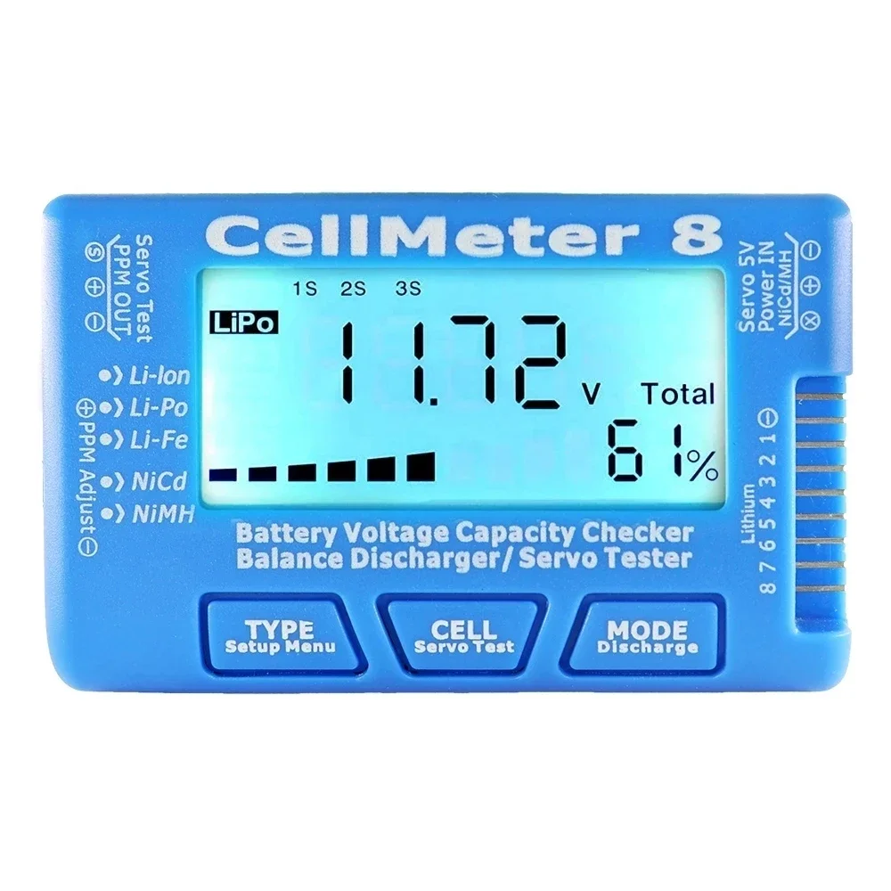 CellMeter 7 / 8 Testeur Capacité Batterie RC LiPo LiFe NiMH