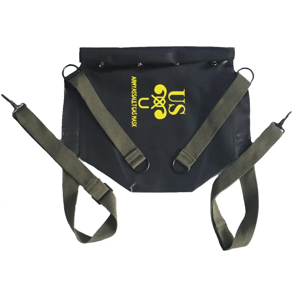 

American Gas Mask Bag Outdoor Sports Bag PU Men's Backpack