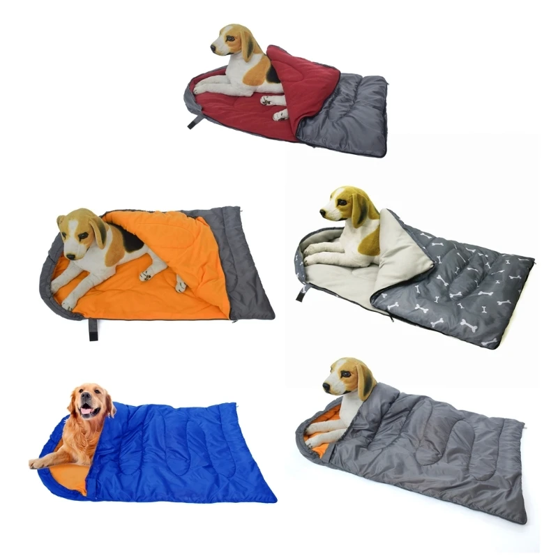 

Portable Pet Sleeping Bag Small Dogs Sleeping Bed Zippered Puppy Bed for Hiking
