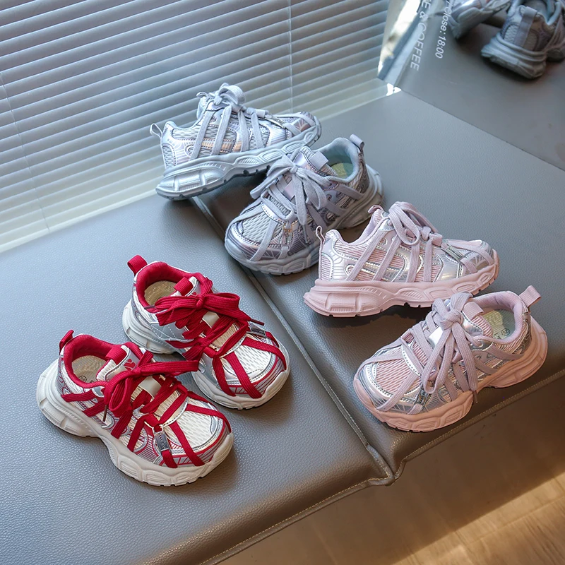 Chunky Running Sneakers for Kids Soft Sole Autumn School Shoes