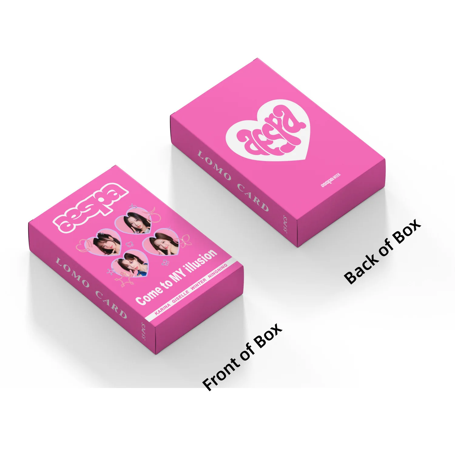 Kpop photo cards 55 Aespa Cards for Aespa Week Meet and Greet Event