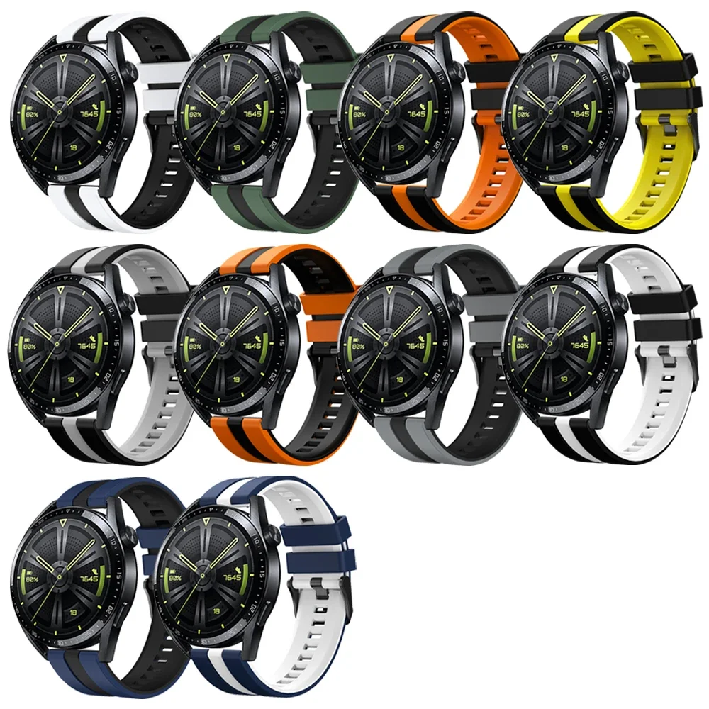Durable Rubber Watch Strap - 20mm/22mm Replacement Bracelet