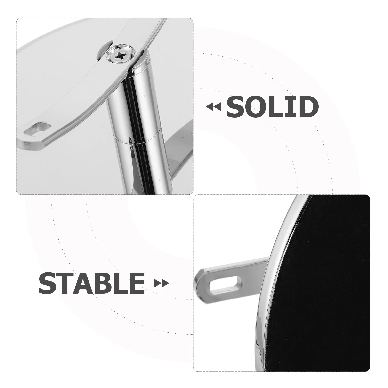 30cm 세계 지구본용 데스크탑 지구본 스탠드 11.8인치 - 지리학 학습 및 전시를 위한 정밀 회전 기능이 있는 안정적인 구형 홀더