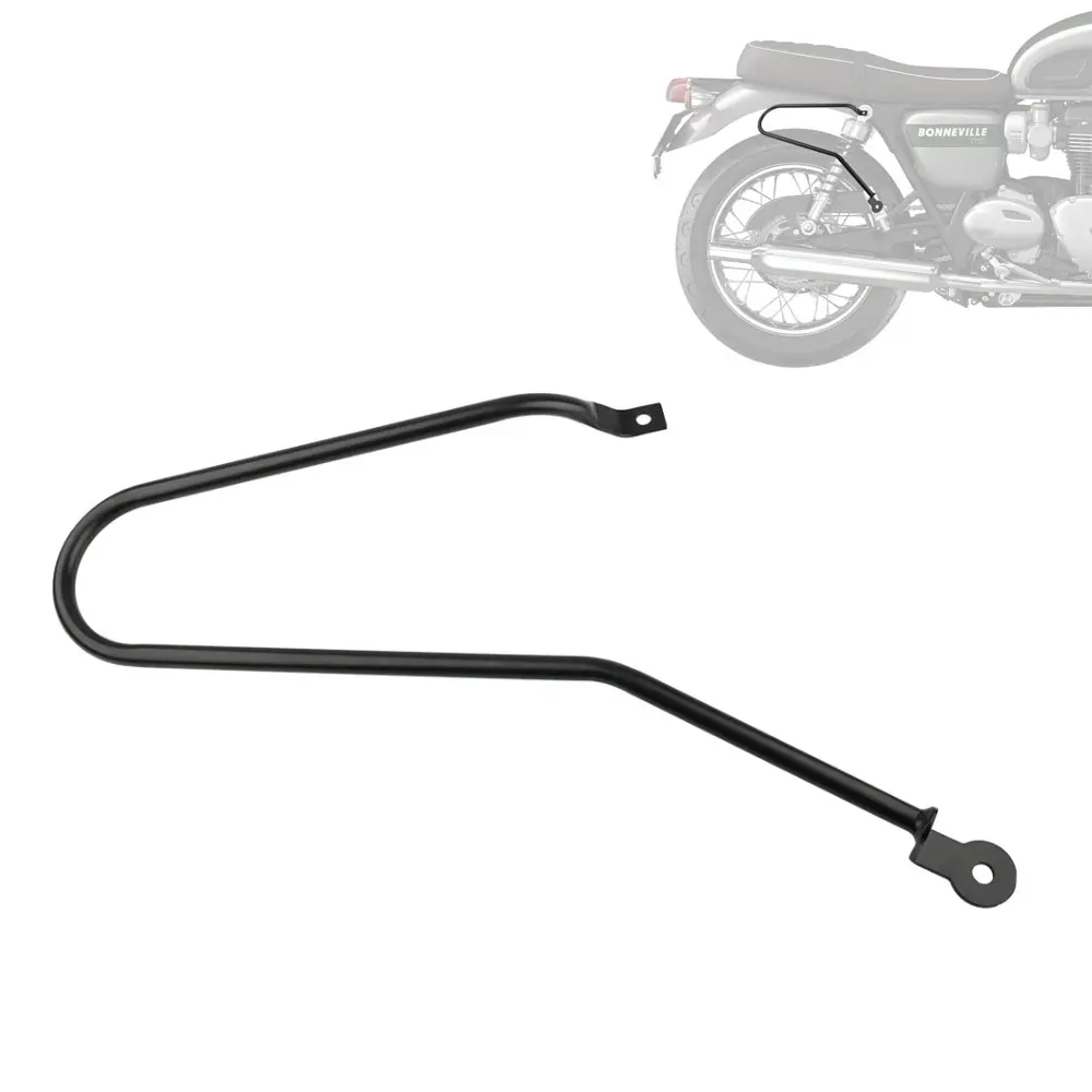 Per Bonneville T100 T120 Thruxton 1200 Street Twin 900 Street Scrambler Moto Side Box Staffa Accessorio Portapacchi