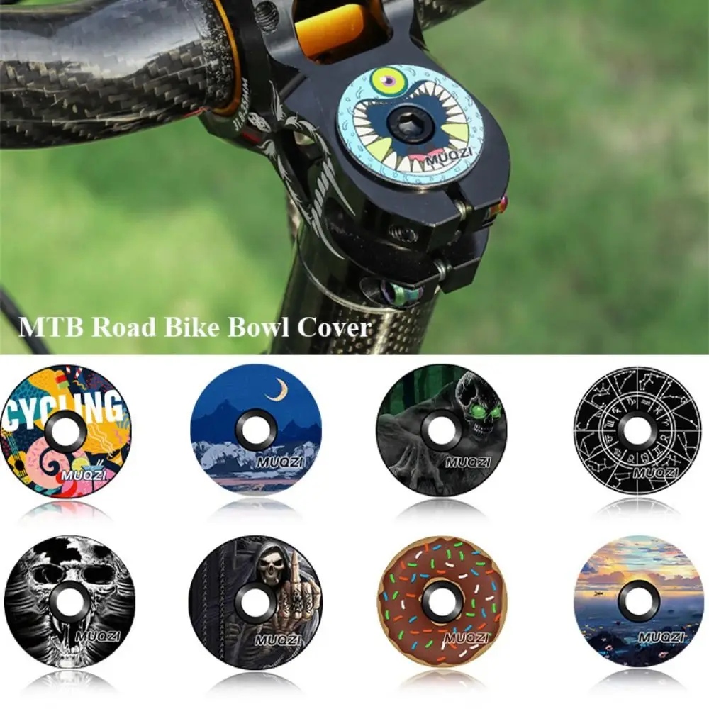 

1 Set High Quality Bike Bowl Cover 28.6MM Bicycle Stem Top New Bicycle Stem Cap for Road Bike