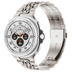 Elegant Stainless Steel Slim Bracelet Band - Premium Metal Strap - Galaxy watch 8 44mm (Starlight)