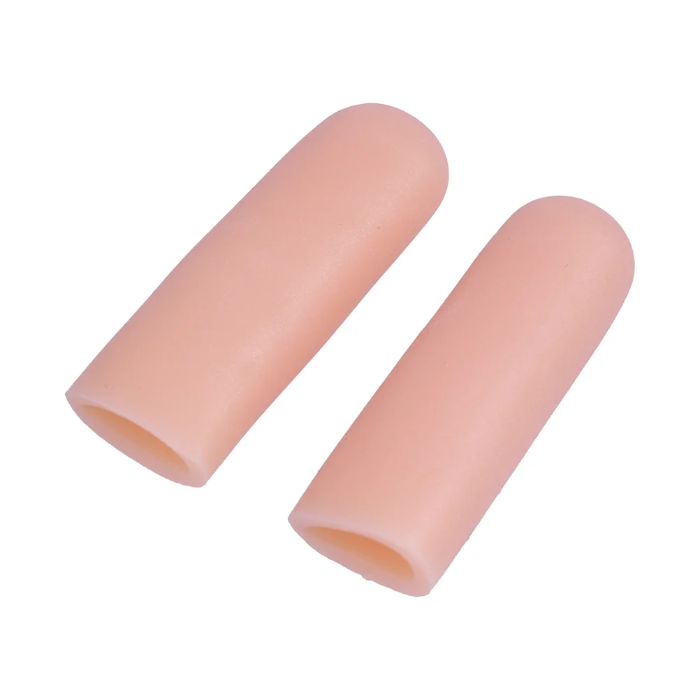 10 Pcs Finger Supplies Silica Finger Cap Sports Protective Protectors Separator 2 rolls hockey tape racket puck sticker sports removable cotton wear resistant supplies