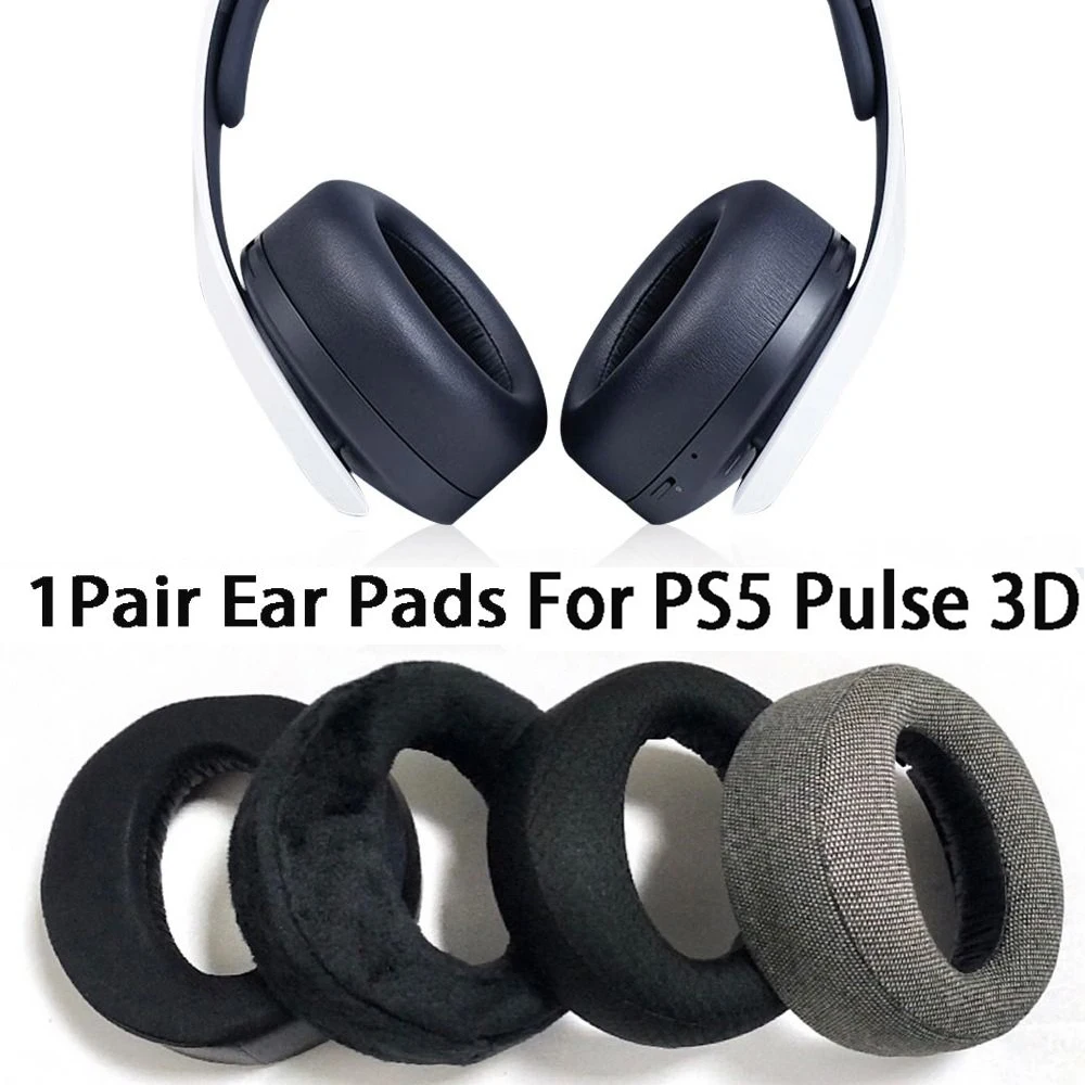 1pair Ear Pads Replacement Foam Sponge Ear Cushion For Sony Playstation