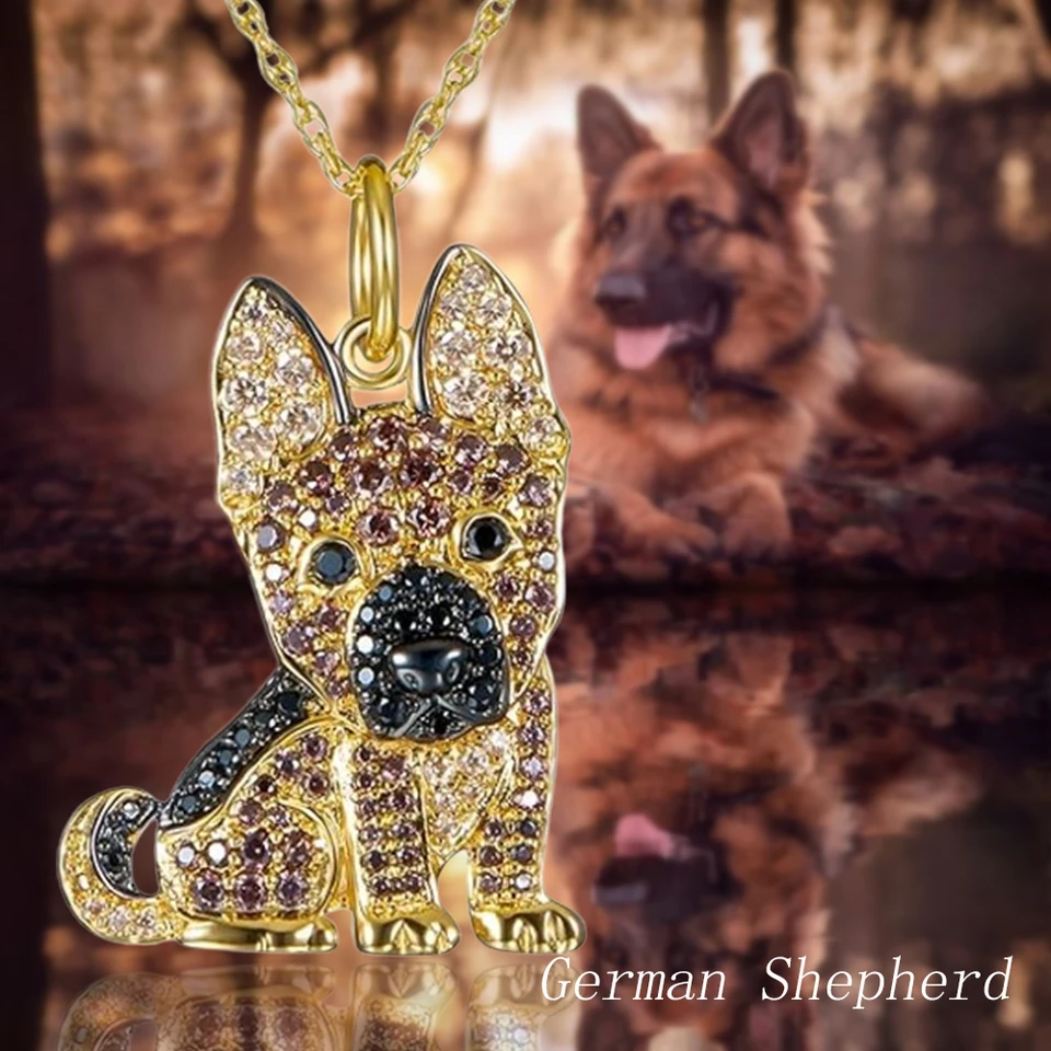 Collar Con Colgante De Pastor Alemán Dominante Y Atractivo Para Mujer, Joyería Elegante Para Cachorros, Accorios Para Animal, Regalo Para Amant De Los Perros - AliExprs 36