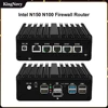 New Intel N100 N150 pfSense Firewall Router N5105 N6000 J4125 Fanless Mini PC 4xIntel i226 2.5G NVMe Computer OPNsense PVE ESXi 1