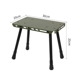 Versatile Outdoor Table and Chair Set with Adjustable Height (Green - Livable)