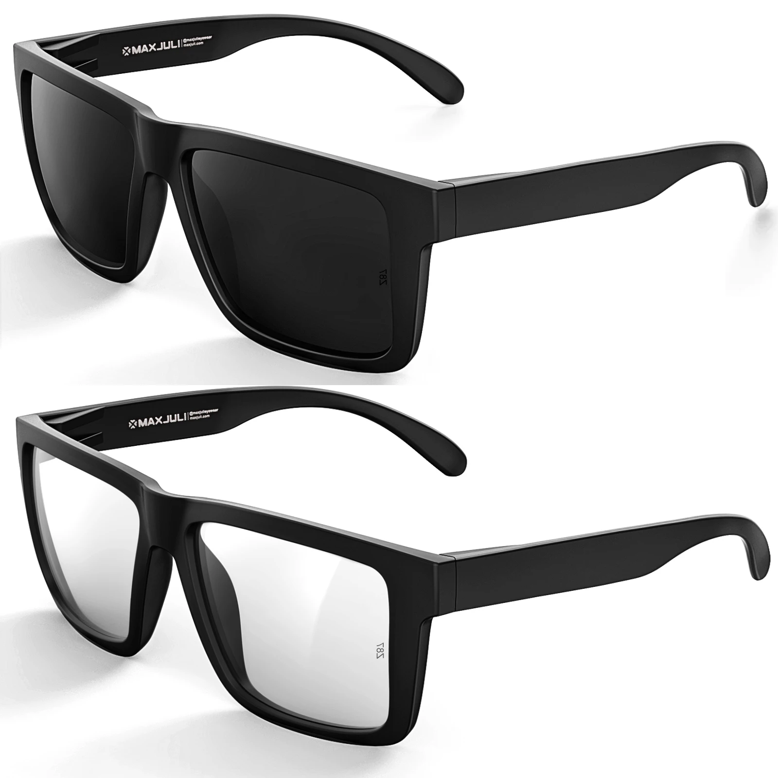 MAXJULI XXL Size Double Extra Large Z87 Sunglasses Big Wide Heads Men TR90 Ultralight UV400 Protection Glasses 8228 women sunglasses uv protection glasses