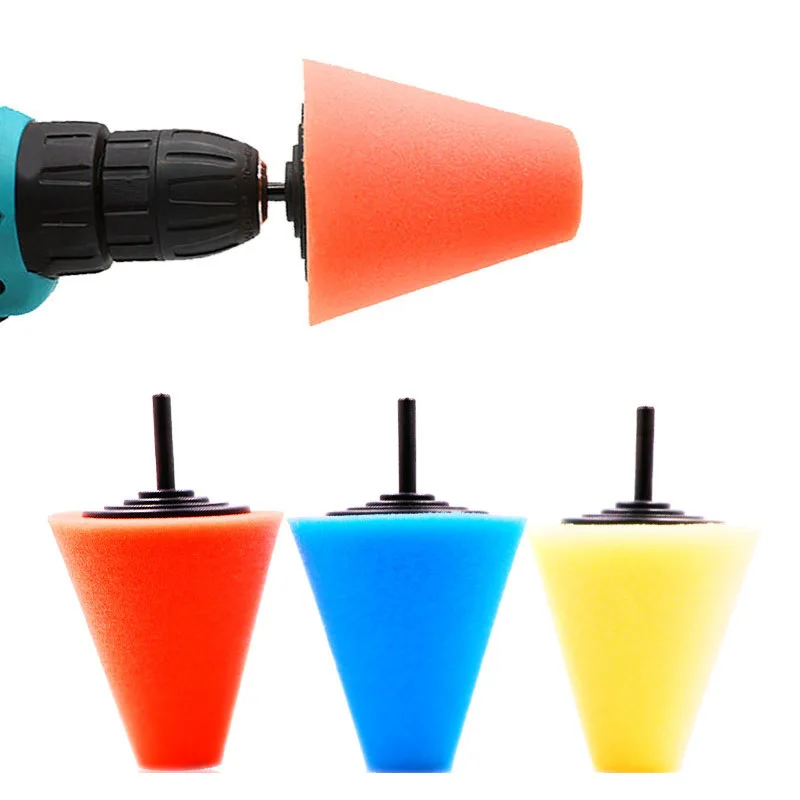 AutoWheelPolishingSpongeUsedforElectricDrill3inchBurnishing