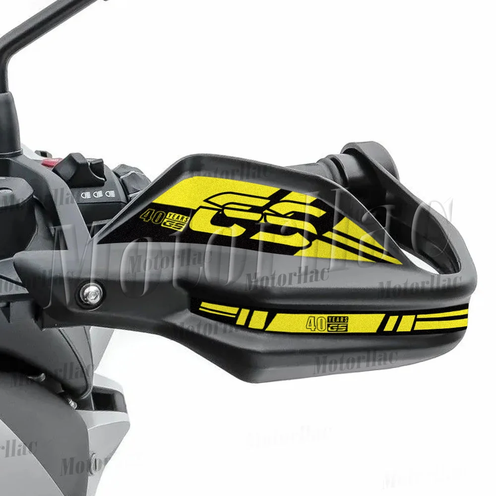 R1200GS R 1250GS 어드벤처 F850/750/650GS g310gs F900XR 오토바이 핸드 가드 데칼 핸드 가드 쉴드 40 년 GS 스티커
