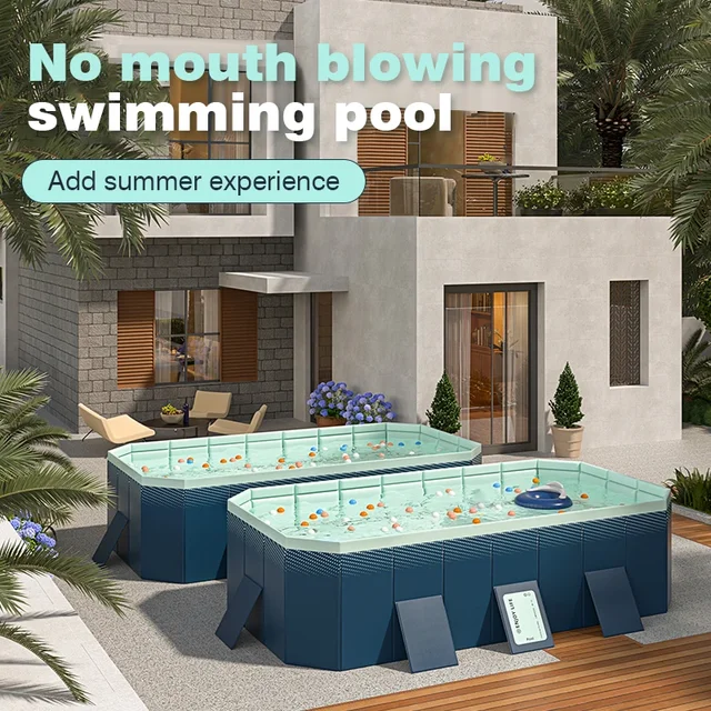 3M/2.6M/2.1M Big Swimming Pool Wear-Resistant Non-Inflatable Outdoor Large Pools Summer Outdoor Indoor Game Back to School Gifts 1