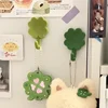 Steve 4pcs Set Four-leaf Clover self-adhesive Hook punch-free Wall Storage Hook 1