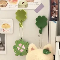 Steve 4pcs Set Four-leaf Clover self-adhesive Hook punch-free Wall Storage Hook 1