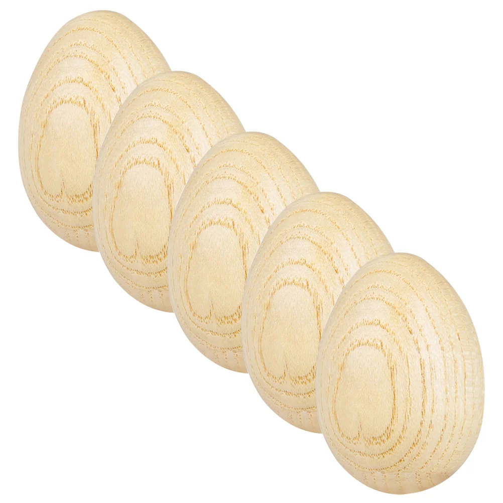 5 Pcs Orf Sand Egg Wood Rattles Wooden Musical Professional Percussion Eggs Toy Toys Shaker Maraca egg shakers african shaker instrument