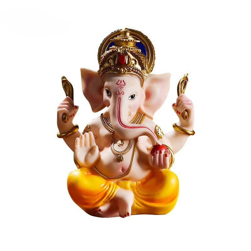 

Статуя Будды слон Hidu Бог скульптура Йога Медитация статуэтки гостиная дом офис спальня декор скульптуры и