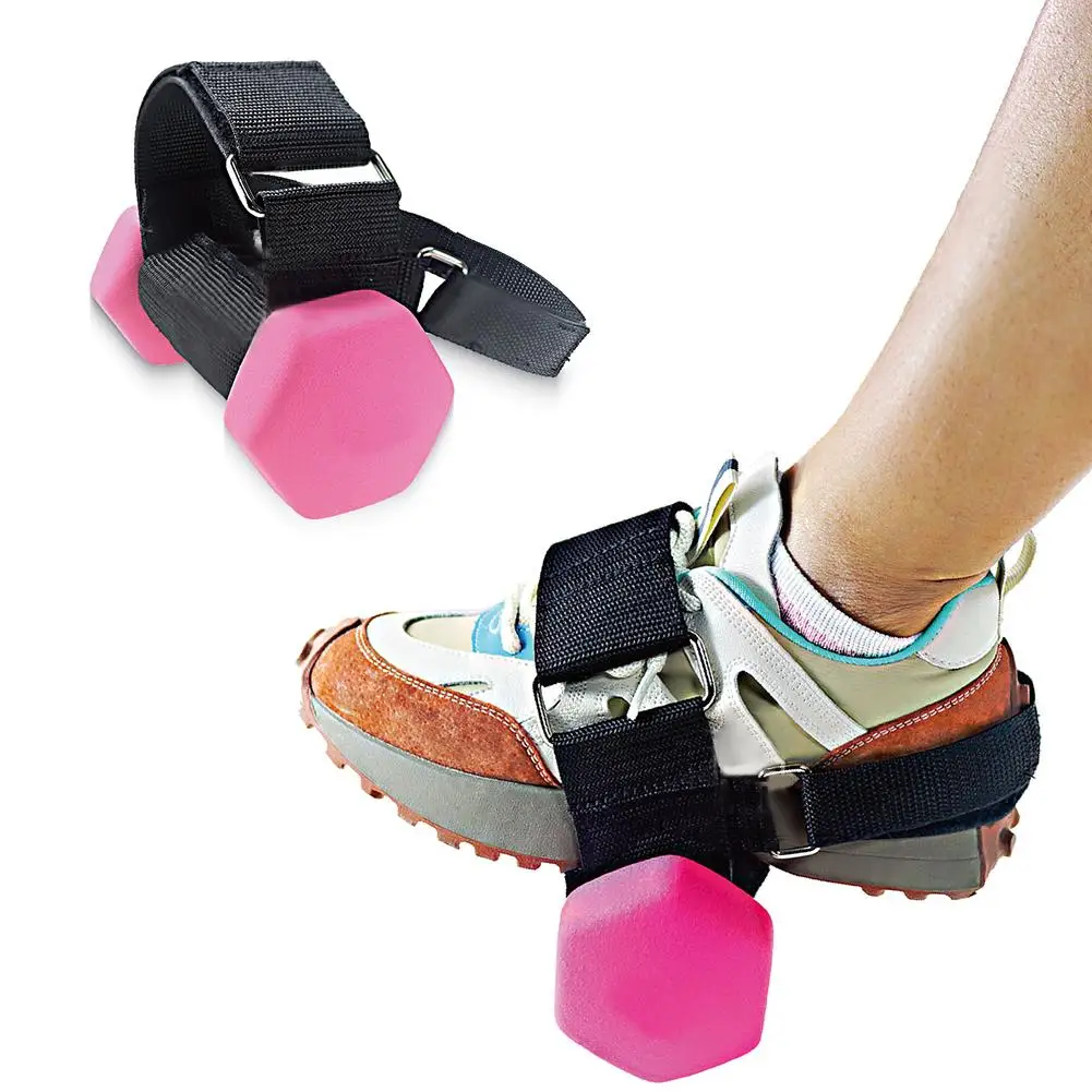 Dumbbell Ankle Strap Weight Lifting Foot Bands Tibialis Trainer Leg Muscle Strengthen Training 1/2pcs Workout Fitness Equipment ankle straps fitness ankle straps