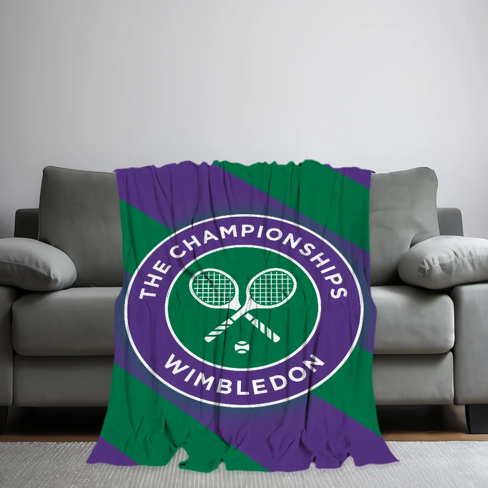 comfort warm soft c-Championships plush blanket w-Wimbledon for sofa living fashion room office bedroom travel Flannel gift 2