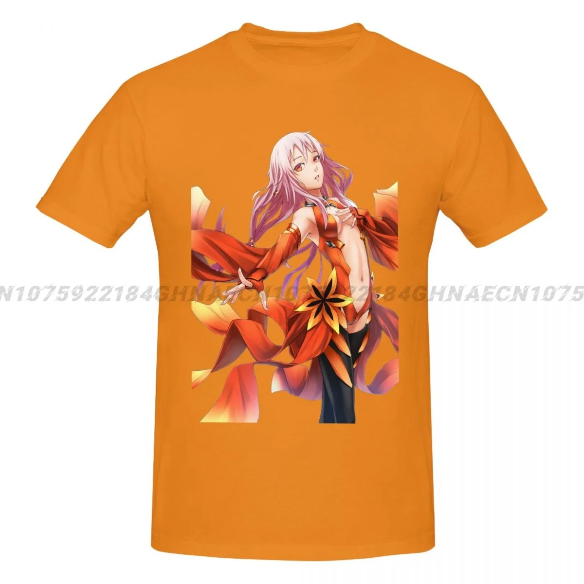 Футболка Inori Yuzuriha Мужская Уличная, хлопковая Повседневная модная, в стиле High Street, на лето