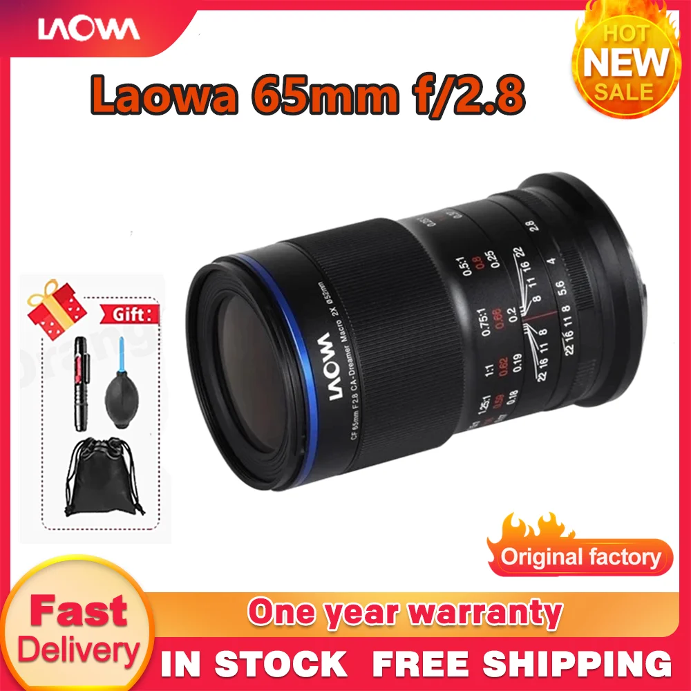 Venus Optics Laowa 65mm 2x Ultra Macro Camera Lens APO for