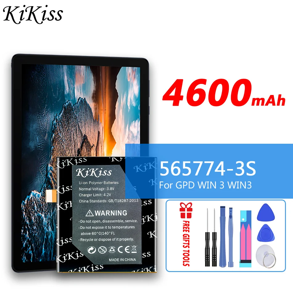 

4600mAh KiKiss Battery 565774-3S 5657743S For GPD WIN3 WIN 3 Laptop Bateria