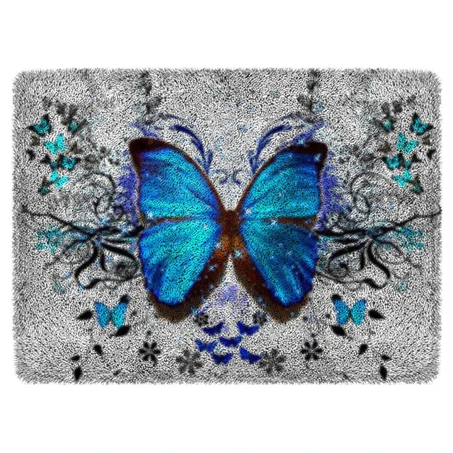 Butterfly Latch Hook Rugs Kits 1