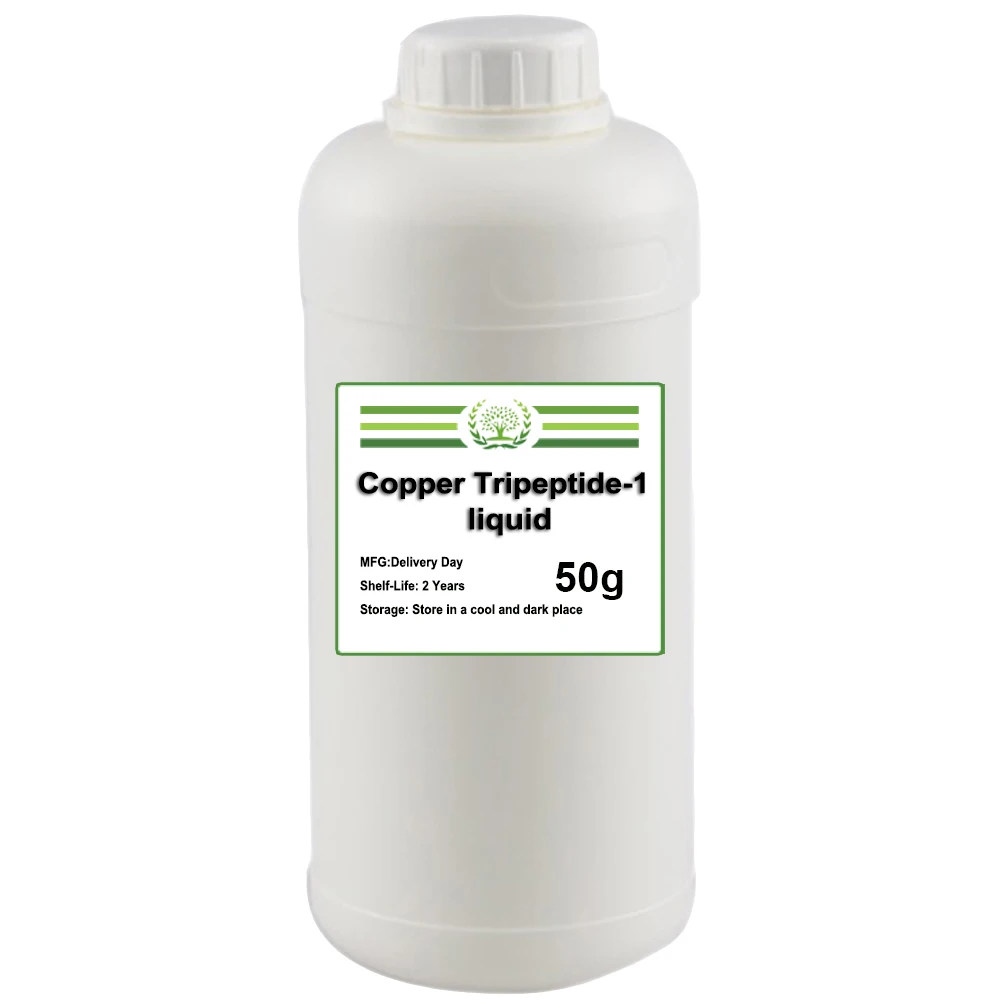 

Tripeptide-1 Copper Liquid Copper Peptide GHK Cu Scar Removing and Wrinkle Removing Repair Damage and Anti-aging