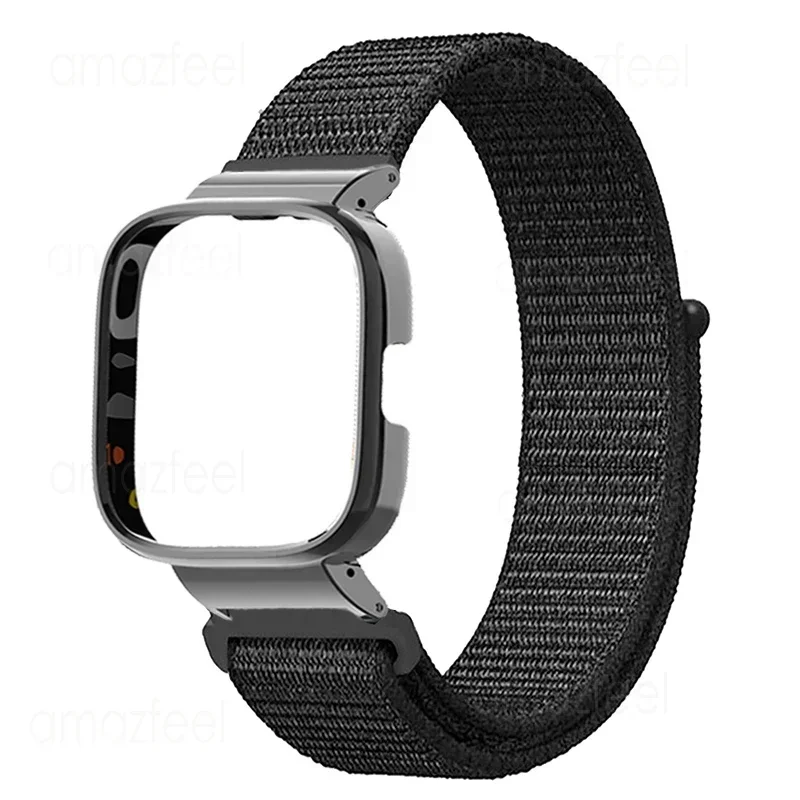 Universal Nylon Loop Strap Case Protector for Smartwatches - Versatile Wrist Band Bracelet Accessory