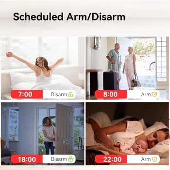 CPVAN Wireless Home Alarm System for Home Security Protection Alarm with Door/Window sensor kit  work with Tuya Smart Life APP 2