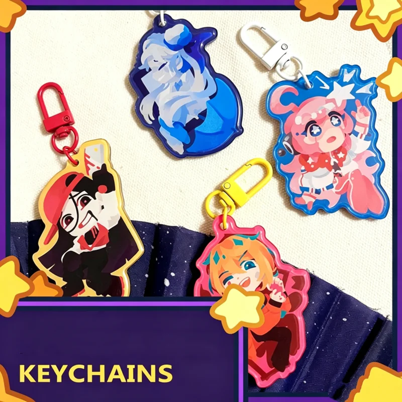 Vocaloid Inspired Double-Sided Acrylic Keychains