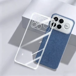 Ultra Thin Clear Soft TPU Camera Protection Back Phone Case Cover for POCO F8 Pro (Clear)