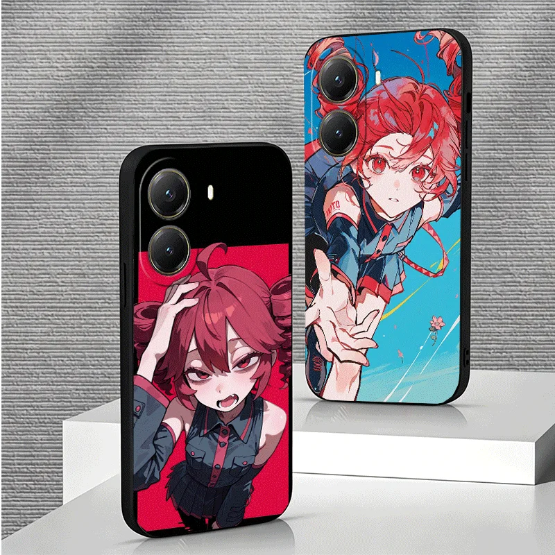 Stylish K-Kasane T-Teto Themed Pattern Phone Case Cover
