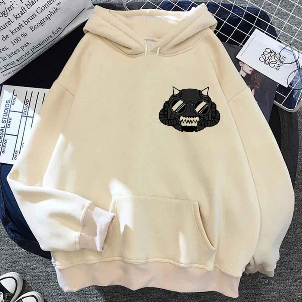 Felpe Con Cappuccio Ghost Band Donna Anime Stile Coreano Top Manica Lunga Camicia Con Cappuccio Hoddies Camicia Giapponese Con Cappuccio Da Donna