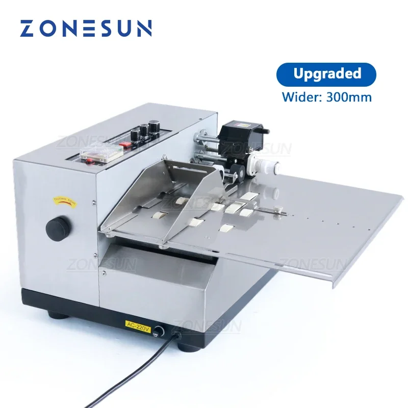 

ZONESUN 3-30cm ZS-MY380F Produce Solid Ink Roll Coding Card Bag Paper Continuous date code printing printer machine