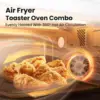 Toaster Oven Air Fryer FLASHWAVE™ Ultra-Rapid Heat Technology, Convection Toaster Oven Countertop with Bake Broil Roast, 6 Slice 2